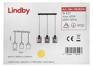 Lindby Lindby - Żyrandol na lince KOURTNEY 3xE27/60W/230V LW0777