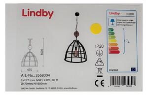 Lindby Lindby - Żyrandol na łańcuchu MAXIMILIA 1xE27/60W/230V LW1085