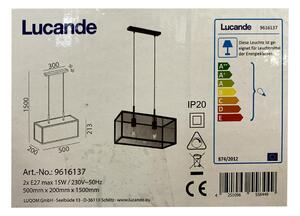 Lucande Lucande - Żyrandol na lince BEYZA 2xE27/15W/230 LW1070