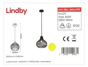 Lindby Lindby - Żyrandol na lince FRANCES 1xE27/60W/230V LW1126