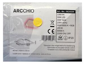 Arcchio Arcchio - LED RGBW Ściemnialny plafon BRENDA LED/30W/230V + pilot LW1252