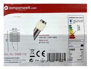 Lampenwelt Lampenwelt - LED Kinkiet zewnętrzny LED/10W/230V IP44 LW1435