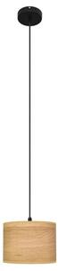 Helam Żyrandol na lince ALBA 1xE27/60W/230V śr. 20 cm brązowe/czarne HE1413