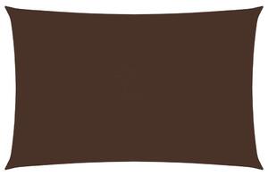 Prostokątny żagiel ogrodowy, tkanina Oxford, 2,5x5 m, brązowy