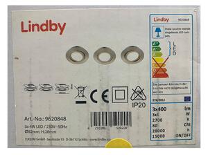 Lindby Lindby - ZESTAW 3x LED Oprawa wpuszczana ANDREJ LED/4W/230V LW1511