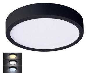 Solight Solight WD174-B - LED Plafon LED/24W/230V 3000/4000/6000K czarny okrągły SL1397