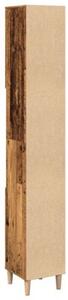 Szafka łazienkowa, stare drewno, 30x30x190 cm