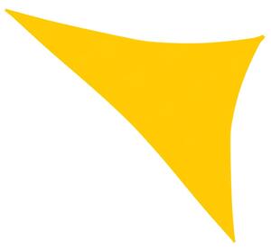 Żagiel przeciwsłoneczny, 160 g/m², żółty, 3x4x5 m, HDPE