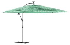 Parasol ogrodowy na stalowym słupku, zielony, 290x290x238 cm