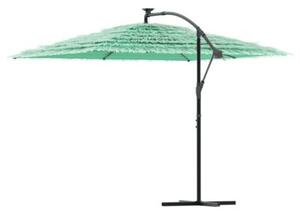 Parasol ogrodowy na stalowym słupku, zielony, 290x290x238 cm