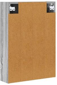 Szafka z lustrem do łazienki szary sonoma 50 x 14,5 x 70 cm