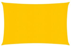 Żagiel przeciwsłoneczny, 160 g/m², żółty, 2,5x3,5 m, HDPE