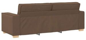 Sofa 3-osobowa brÄ zowa 180 cm tkanina