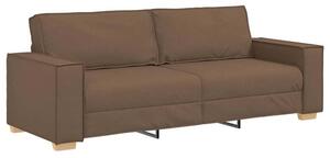Sofa 3-osobowa brÄ zowa 180 cm tkanina