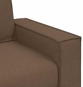 Sofa 3-osobowa brÄ zowa 180 cm tkanina