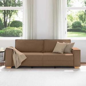 Sofa 3-osobowa brÄ zowa 180 cm tkanina