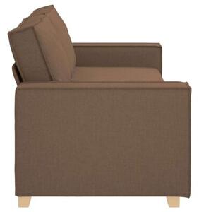 Sofa 3-osobowa brÄ zowa 180 cm tkanina