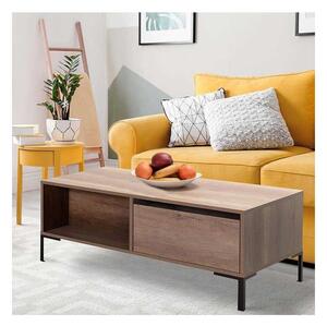 Adore Furniture Stolik kawowy 42x103 cm brązowy AD0150