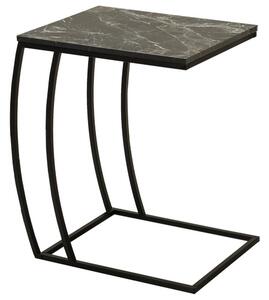 Adore Furniture Stół składany 65x35 cm czarny AD0154