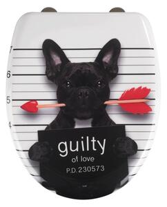 Deska sedesowa wolnoopadająca 37,5 x 41,5 cm Guilty Dog – Wenko