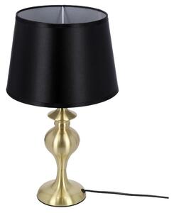 Candellux Lampa stołowa PRIMA GOLD 1xE27/60W/230V czarna/złota CA0881