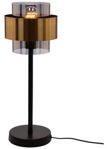 Candellux Lampa stołowa SPIEGA 1xE27/60W/230V złoty/czarny CA0897