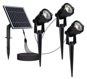 V-Tac ZESTAW 3x LED Zewnętrzna lampa solarna 3xLED/1,2W/3,7V IP65 3000K VT1267