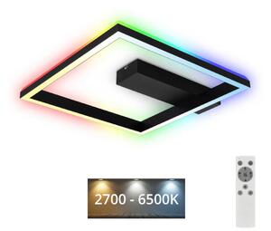 Brilo Brilo - LED RGBW Żyrandol natynkowy ściemnialny FRAME LED/18W/230V 2700-6500K+ pilot BL1297