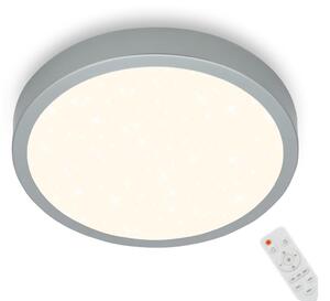 Briloner Briloner 3704-014-LED Plafon ściemnialny RUNA LED/22W/230V srebrny+pilot BL1418