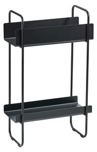 Czarna metalowa konsola 24x48 cm A-Console – Zone