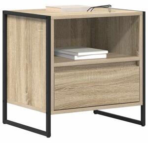 Stolik nocny sonoma 50 x 39,5 x 50 cm materiaÅ drewnopochodny