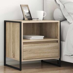 Stolik nocny sonoma 50 x 39,5 x 50 cm materiaÅ drewnopochodny