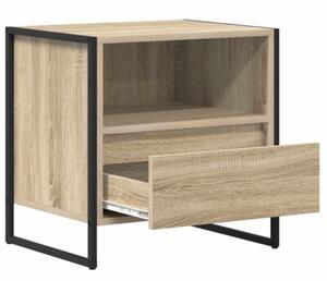 Stolik nocny sonoma 50 x 39,5 x 50 cm materiaÅ drewnopochodny