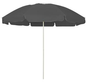 Parasol plażowy, antracytowy, 240 cm