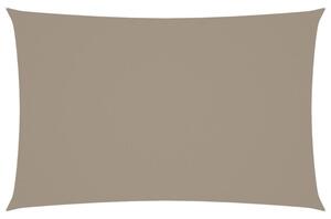Prostokątny żagiel ogrodowy, tkanina oxford, 5x8 m, taupe