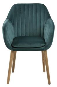 Krzesło Bristol 8 Dąb / Szmaragdowe