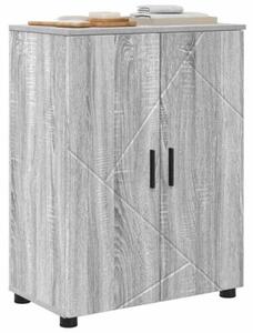 Nowoczesna szafka łazienkowa szara sonoma 60x35x80 cm z 2 drzwiami