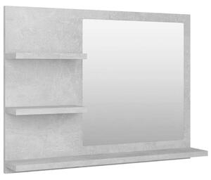Lustro Åazienkowe, szaroÅÄ betonu 60x10,5x45 cm