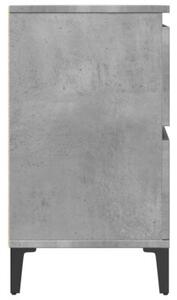 Szafka pod umywalkę, szarość betonu, 80x33x60 cm