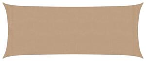 Żagiel przeciwsłoneczny, 160 g/m², kolor taupe, 2x5 m, hdpe