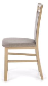 Krzesło drewniane Erota z tapicerowanym siedziskiem - Inari 26 / dąb sonoma