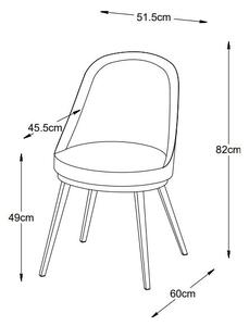 Beżowe krzesło Gain – Unique Furniture