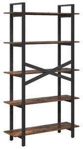 Półka na książki dąb wędzony 100 x 33,5 x 178 cm