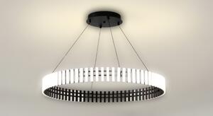 Klavia 60 - Nowoczesna Lampa Ring LED Czarny 60 cm