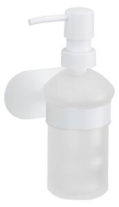 Biały samoprzylepny szklany dozownik do mydła 200 ml Orea – Wenko