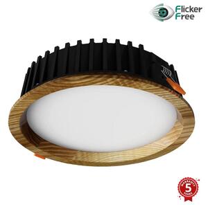 APLED APLED - LED Oświetlenie RONDO WOODLINE LED/12W/230V 4000K śr. 20 cm popiół solidne drewno AP0191