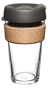 Czarno-brązowy kubek podróżny 454 ml Brew Cork Nitro L – KeepCup