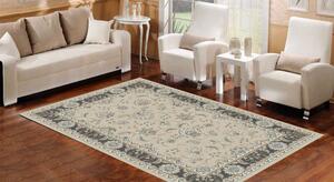 Beżowy wzorzysty dywan pokojowy klasyczny - Igras 11X