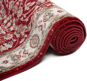 Czerwony chodnik dywanowy w klasyczny wzór - Wosco 6X