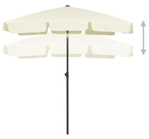Parasol plażowy, piaskowy żółty, 180x120 cm